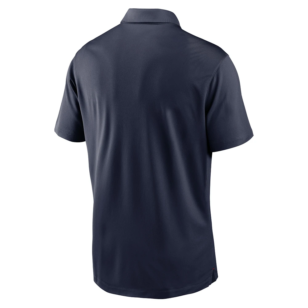 Polo Nike New England Patriots Vapor Performance pour homme - Bleu marine