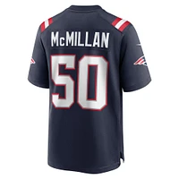 Maillot de joueur à domicile des New England Patriots Nike Raekwon McMillan pour homme, bleu marine