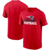 Men's Nike Red New England Patriots Hometown Collection Foxboro T-Shirt