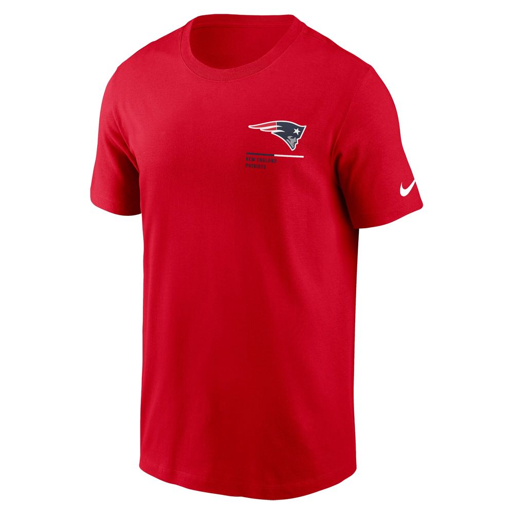 Men's Nike Red New England Patriots Team Incline T-Shirt