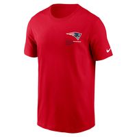 Men's Nike Red New England Patriots Team Incline T-Shirt