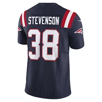 Nike Rhamondre Stevenson pour hommes, bleu marine, New England Patriots Vapor F.U.S.E. Maillot limité