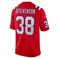Men's Nike Rhamondre Stevenson Red New England Patriots Alternate Game Jersey
