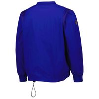 Men's Nike Royal/Red New England Patriots Sideline Team ID Reversible Pullover Windshirt