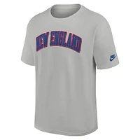 Men's Nike Silver New England Patriots Rewind Max90 Statement T-Shirt