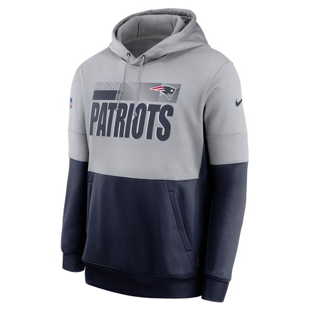 Nike Men's Nike Silver Dallas Cowboys Sideline Athletic Stack Performance  Pullover Hoodie