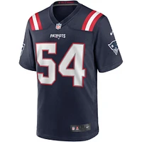 Men's Nike Tedy Bruschi Navy New England Patriots Game Retired Player Jersey