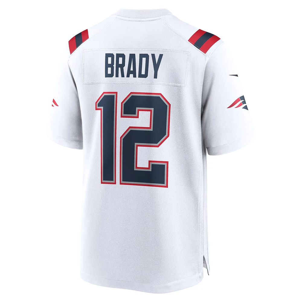 Maillot de match à la retraite des Patriots Nouvelle-Angleterre Nike Tom Brady pour homme - Blanc