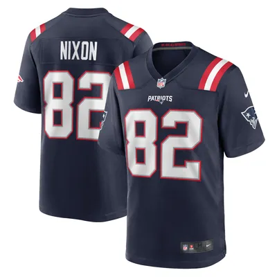 Men's Nike Cole Strange Navy New England Patriots Player Game Jersey