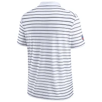 Polo de performance Nike pour hommes, blanc, New England Patriots Sideline Lock Up Victory