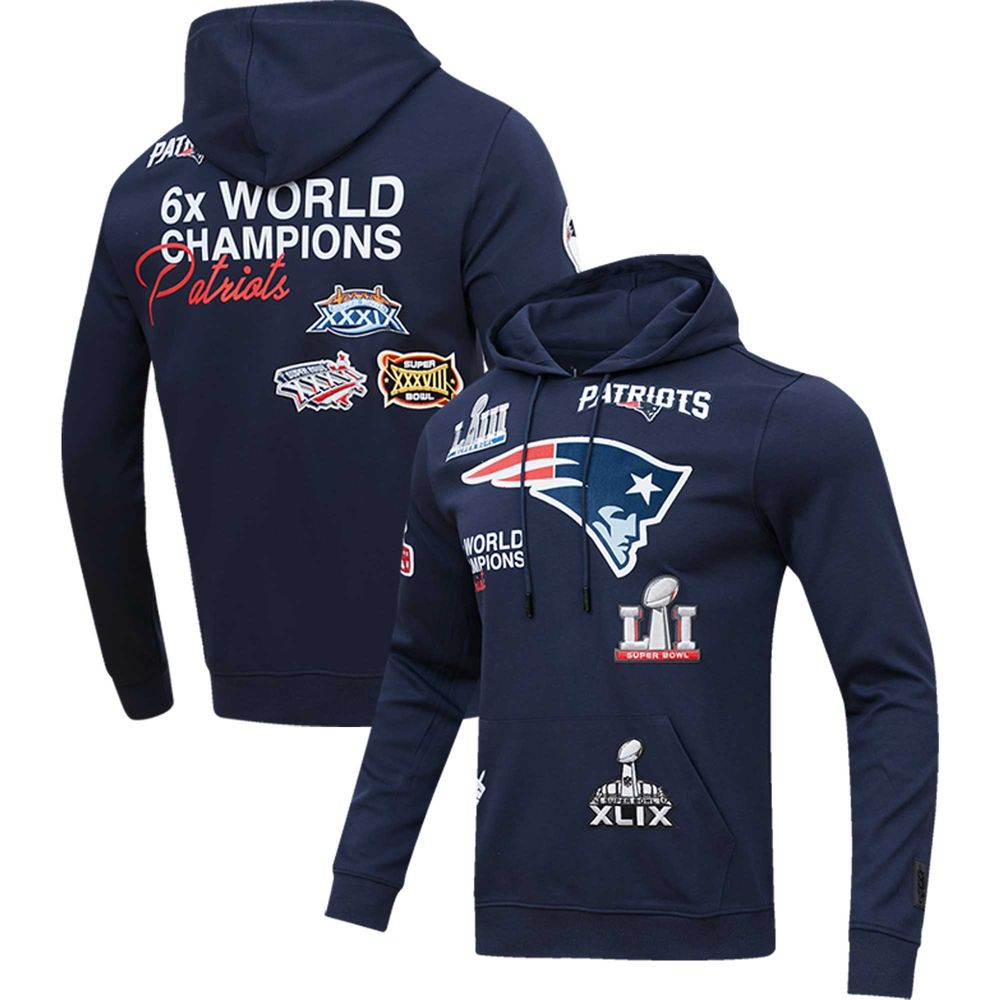 Pro Standard Men's Pro Standard Navy New England Patriots 6x Super