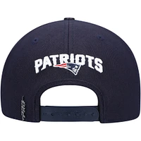 Casquette Snapback Pro Standard Navy New England Patriots Logo pour homme