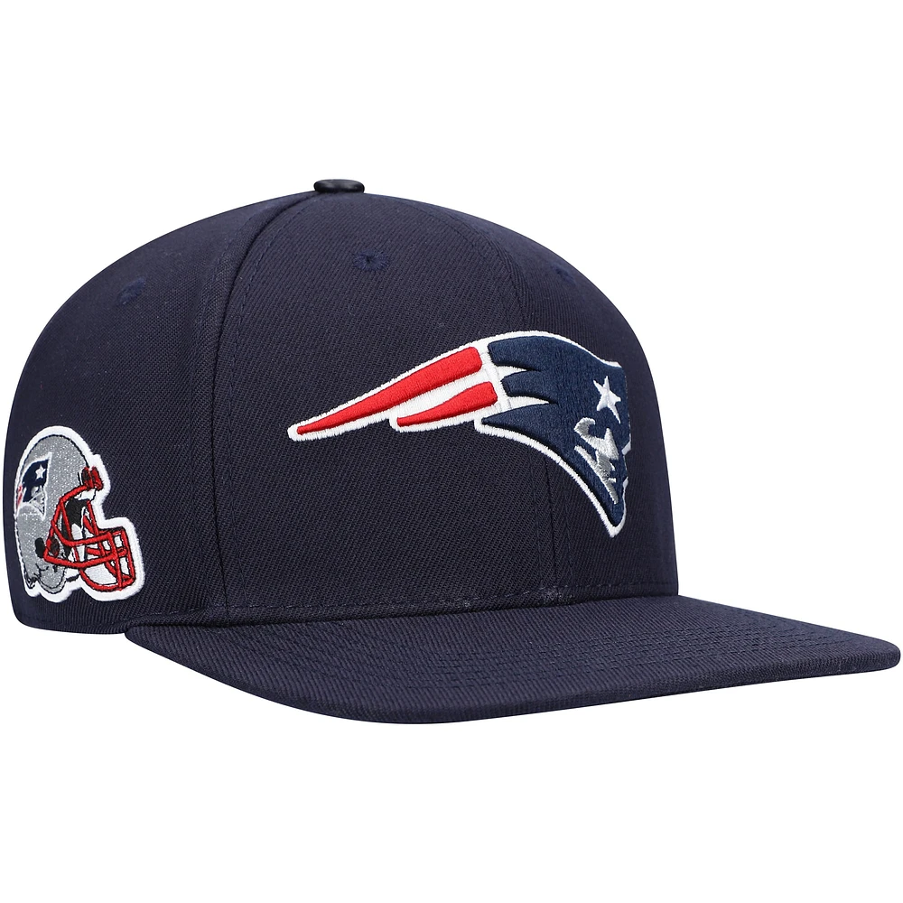 Casquette Snapback Pro Standard Navy New England Patriots Logo pour homme