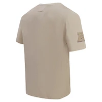 T-shirt à épaules tombantes Pro Standard Tan New England Patriots pour homme