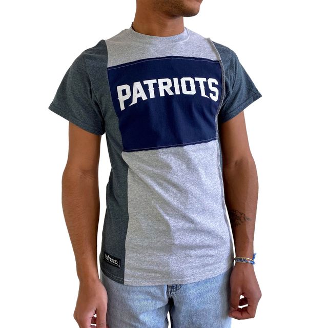 Men's Refried Apparel Heather Gray Los Angeles Chargers Sustainable Split  T-Shirt