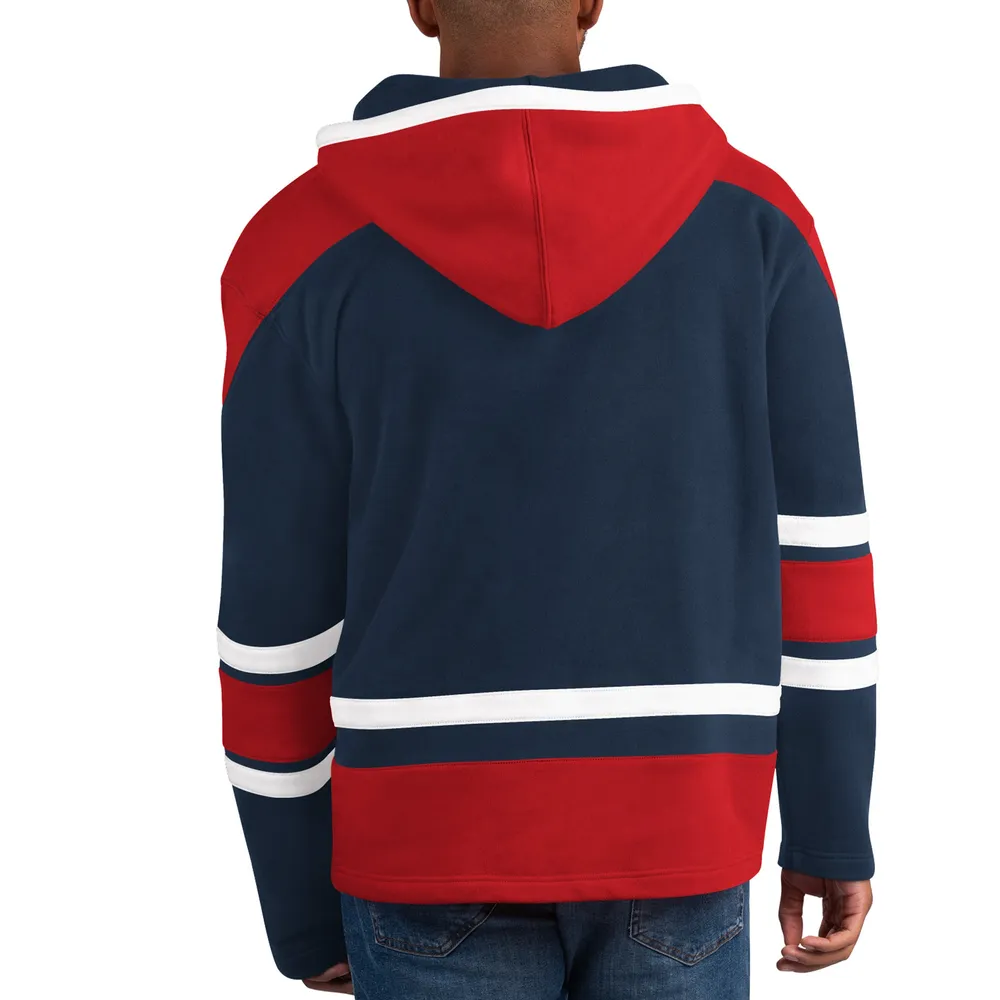 patriots lace up hoodie