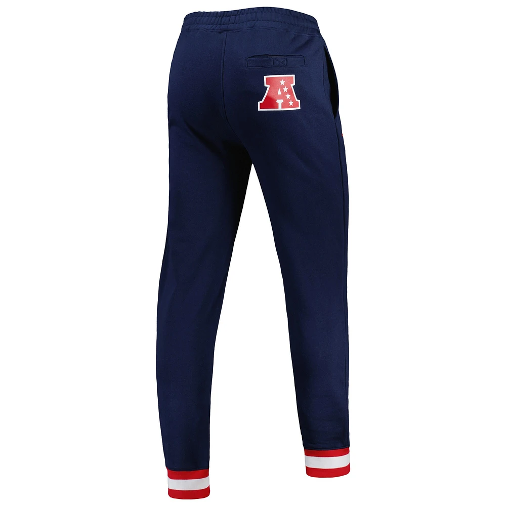 Pantalon de jogging en polaire Blitz des Patriots la Nouvelle-Angleterre Starter bleu marine