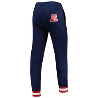 Men's Starter Navy New England Patriots Blitz Fleece Jogger Pants