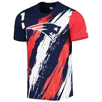 T-shirt Starter Navy New England Patriots Extreme Defender pour homme