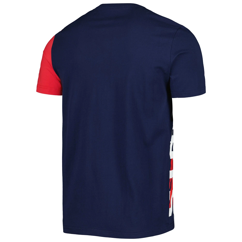 T-shirt Starter Navy New England Patriots Extreme Defender pour homme