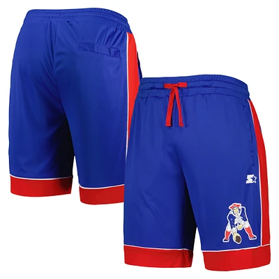 Short Starter bleu marine New England Patriots Throwback Fan Favourite pour homme