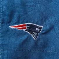Men's Tommy Bahama Navy New England Patriots Naples Layered Leaves Swim Trunks