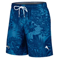 Short de bain Tommy Bahama bleu marine New England Patriots Santiago Palms pour hommes