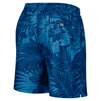 Short de bain Tommy Bahama bleu marine New England Patriots Santiago Palms pour hommes