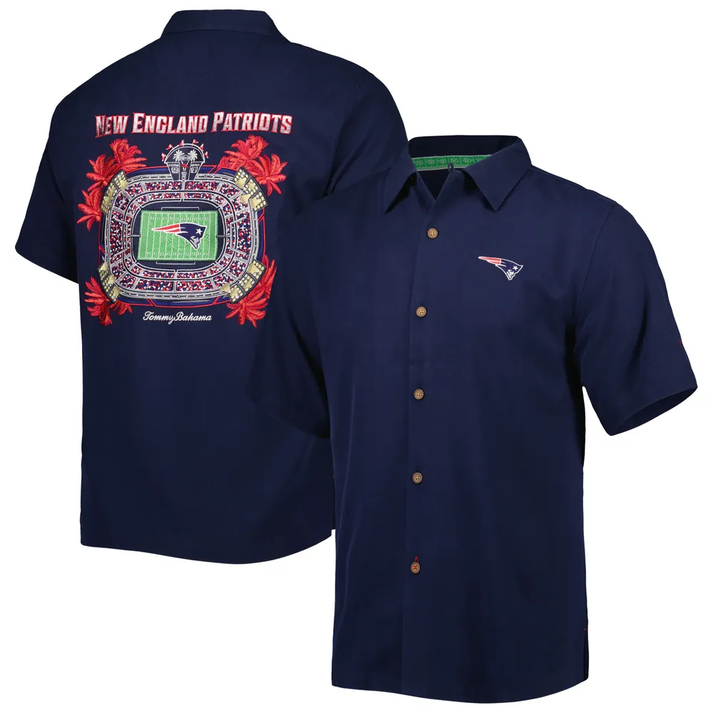Lids Ole Miss Rebels Tommy Bahama Sport Jungle Shade Camp Button-Up Shirt -  Navy