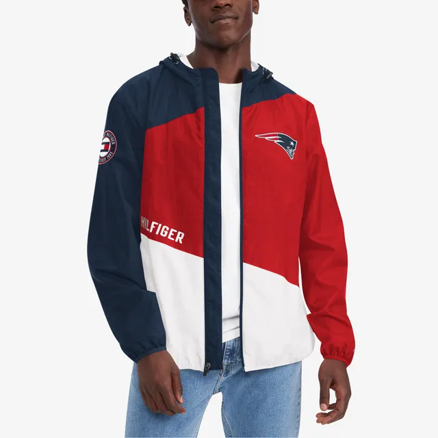 Men's Tommy Hilfiger Navy Chicago Bears Full-Zip Varsity Jacket