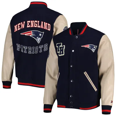 Tommy Hilfiger Men's Tommy Hilfiger Scarlet San Francisco 49ers Elliot  Varsity Full-Snap Jacket