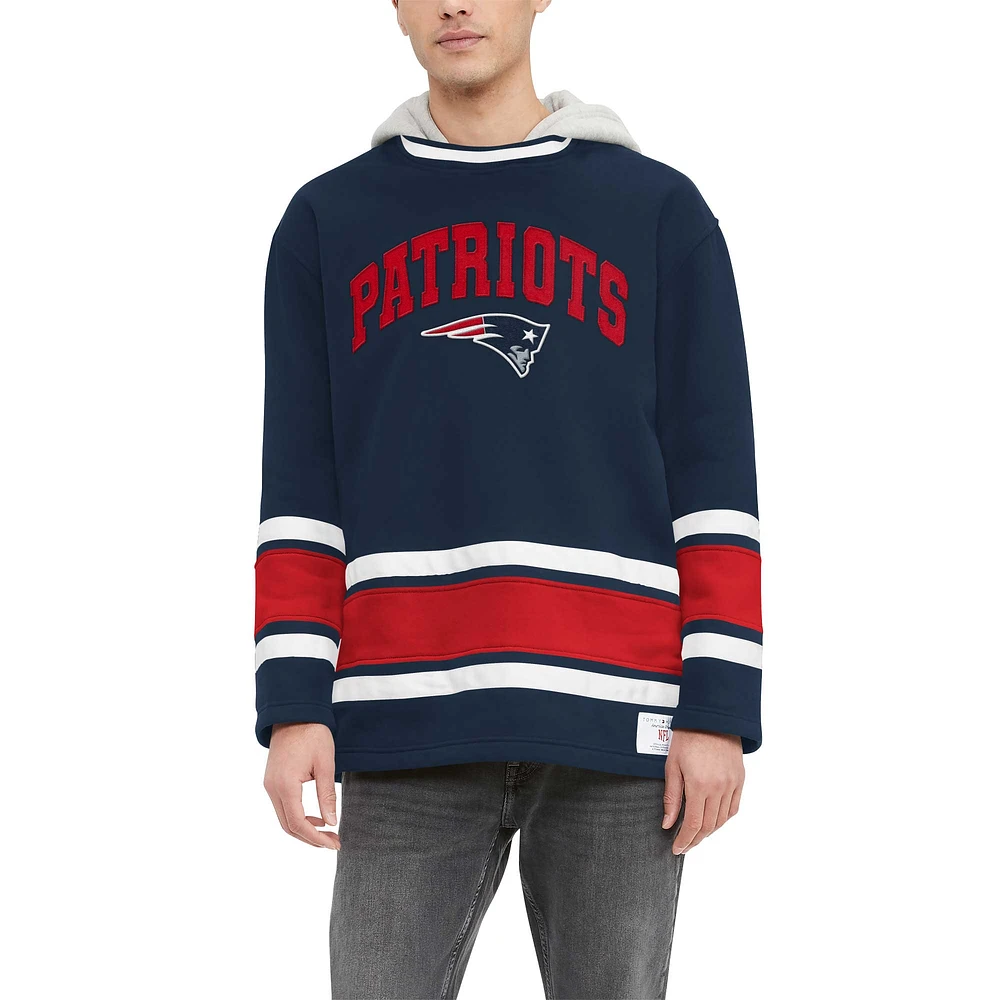 Sweat à capuche tendance Tommy Hilfiger pour hommes des New England Patriots Ivan Fashion