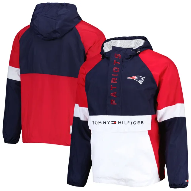 New England Patriots Big & Tall Pullover Hoodie - Navy/Red