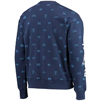 Men's Tommy Hilfiger Navy New England Patriots Reid Graphic - Pullover Sweatshirt