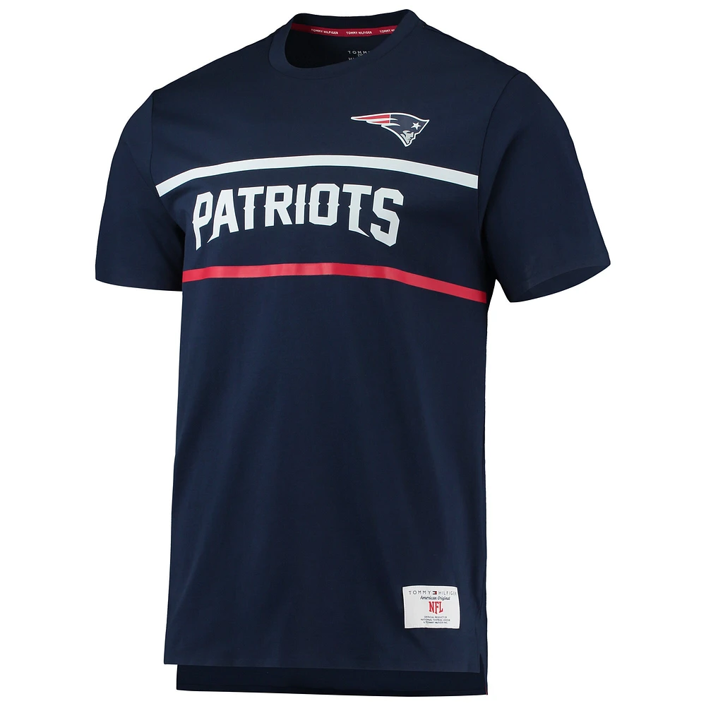 T-shirt Tommy Hilfiger New England Patriots The Travis bleu marine pour homme