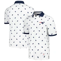 Polo Tommy Hilfiger blanc New England Patriots Bryce Pique pour hommes