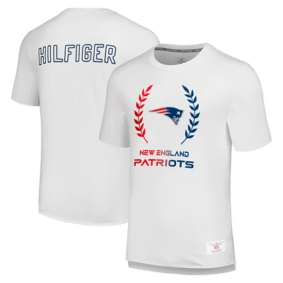 T-shirt blanc Tommy Hilfiger pour hommes des New England Patriots Miles