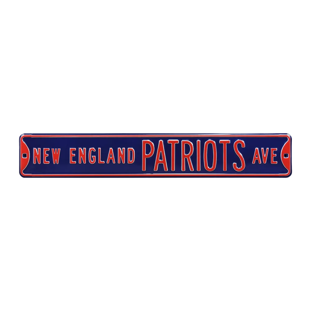 Lids New England Patriots 6 x 36 Steel Street Sign - Navy