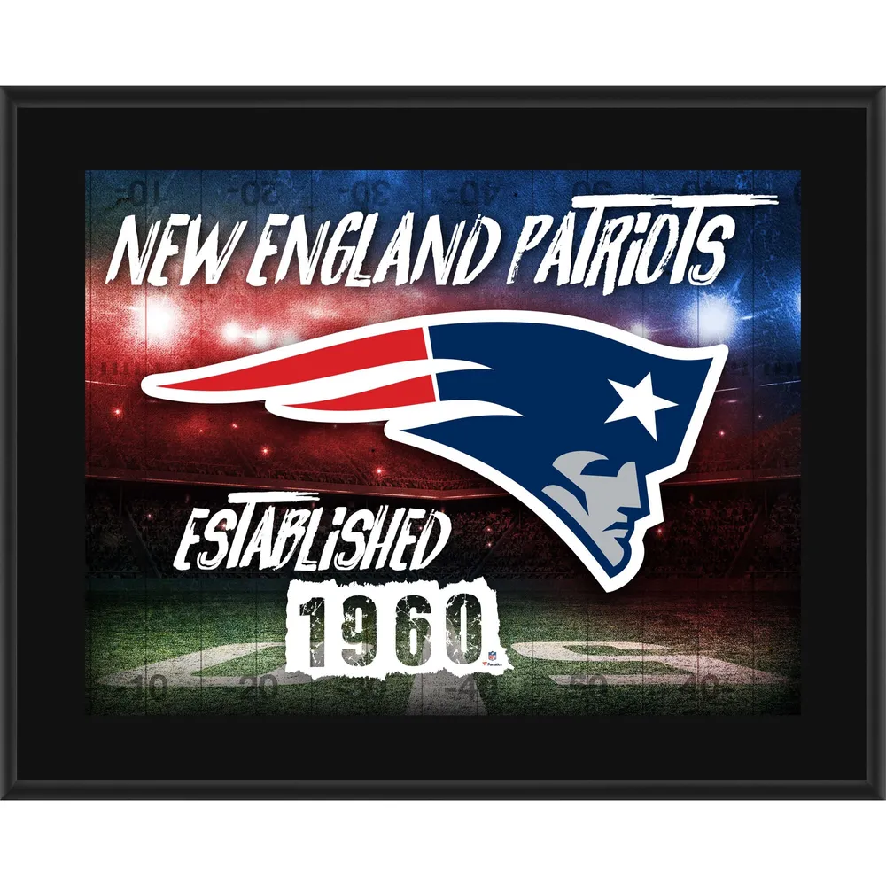 Mac Jones New England Patriots 10.5 x 13 Jersey Number Sublimated Player Plaque