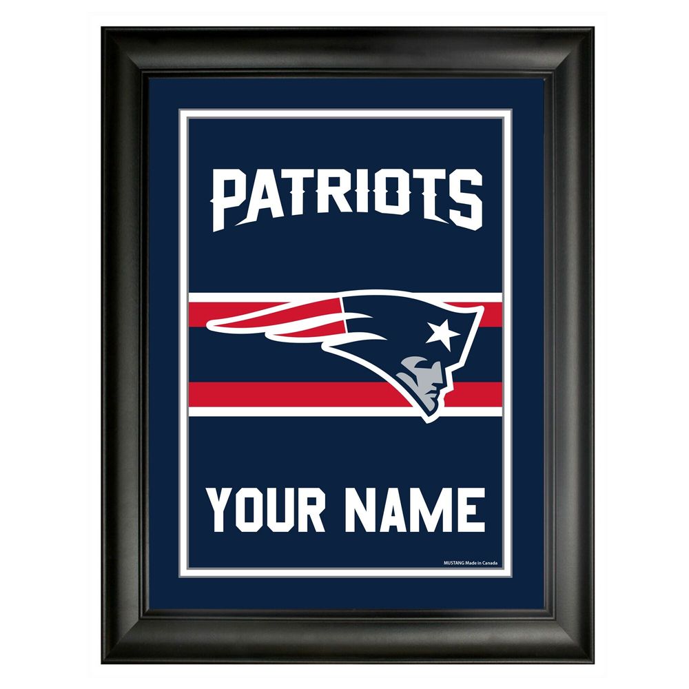 New England Patriots 12'' x 16'' Personalized Team Frame