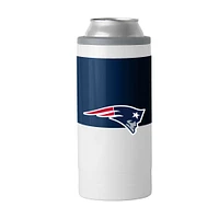 New England Patriots 12oz. Colorblock Slim Can Cooler