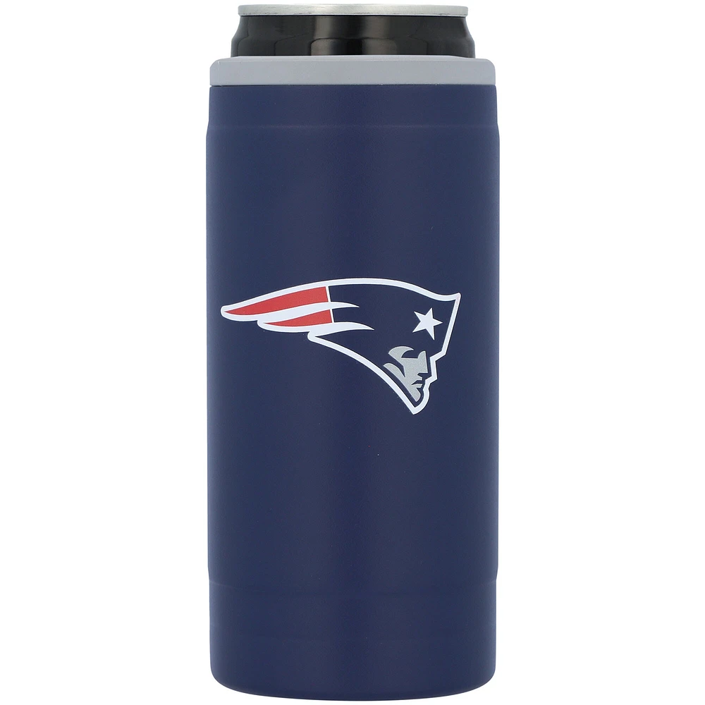 Patriots de la Nouvelle-Angleterre 12oz. Refroidisseur de canette mince Flipside Powdercoat