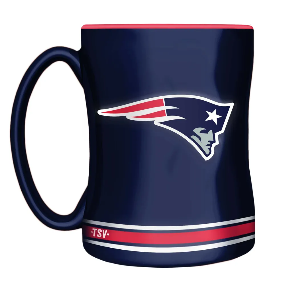 Patriots de la Nouvelle-Angleterre 14oz. Tasse sculptée