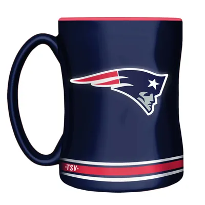 Patriots de la Nouvelle-Angleterre 14oz. Tasse sculptée