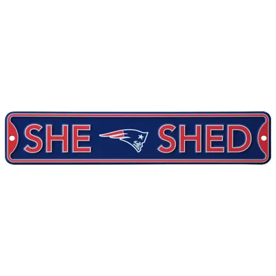 Lids New England Patriots 16'' Mini Steel Kid Cave Street Sign