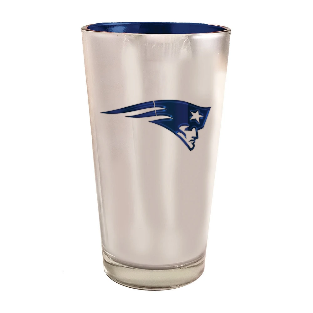 Patriots de la Nouvelle-Angleterre 16oz. Verre de pinte électrolytique