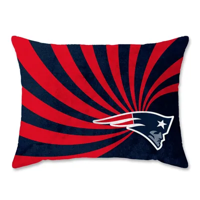 New England Patriots 20'' x 26'' Wave Raschel Plush Bed Pillow