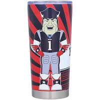 Patriots de la Nouvelle-Angleterre 20oz. Gobelet mascotte en acier inoxydable