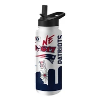 Patriots de la Nouvelle-Angleterre 34 oz. Bouteille Quencher native