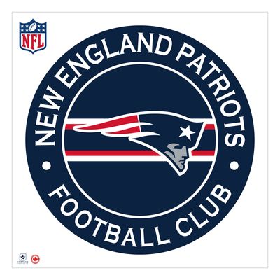 New England Patriots 36'' x 36'' Logo Repositionable Wall - Decal